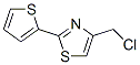 4-(Chloromethyl)-2-(2-thienyl)-1,3-thiazoleStructure,54679-16-2Structure 4-(Chloromethyl)-2-(2-thienyl)-1,3-thiazole Structure,54679-16-2Structure