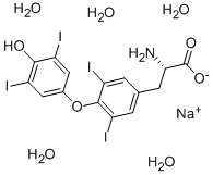 左旋甲狀腺素鈉結(jié)構(gòu)式_55-03-8結(jié)構(gòu)式