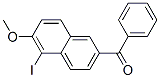 (5-Iodo-6-methoxy-2-naphthalenyl)phenylmethanoneStructure,55281-96-4Structure (5-Iodo-6-methoxy-2-naphthalenyl)phenylmethanone Structure,55281-96-4Structure