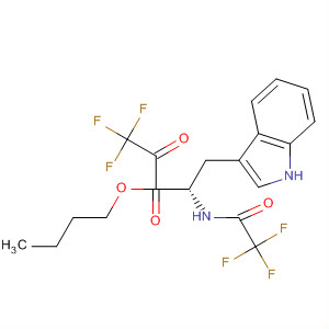 Nα,1-bis(trifluoroacetyl)-l-tryptophan butyl esterStructure,55282-24-1Structure Nα,1-bis(trifluoroacetyl)-l-tryptophan butyl ester Structure,55282-24-1Structure