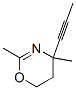 4H-1,3-oxazine, 5,6-dihydro-2,4-dimethyl-4-(1-propynyl)-(9ci)Structure,56055-98-2Structure 4H-1,3-oxazine, 5,6-dihydro-2,4-dimethyl-4-(1-propynyl)-(9ci) Structure,56055-98-2Structure