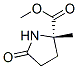 Proline, 2-methyl-5-oxo-, methyl ester (9ci)Structure,56145-24-5Structure Proline, 2-methyl-5-oxo-, methyl ester (9ci) Structure,56145-24-5Structure
