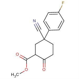 Methyl 5-cyano-5-(4-fluorophenyl)-2-oxocyclohexanecarboxylateStructure,56326-95-5Structure Methyl 5-cyano-5-(4-fluorophenyl)-2-oxocyclohexanecarboxylate Structure,56326-95-5Structure