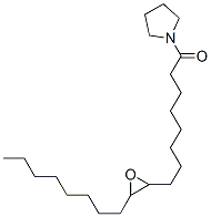 1-[8-(3-辛基環(huán)氧乙烷-2-基)辛?；鵠吡咯烷結(jié)構(gòu)式_56630-37-6結(jié)構(gòu)式