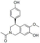 (4S)-2-乙?；?1,2,3,4-四氫-4-(4-羥基苯基)-6-甲氧基-7-異羥基喹啉結(jié)構(gòu)式_56771-98-3結(jié)構(gòu)式