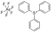 Triphenylsulfonium hexafluoroarsenateStructure,57900-42-2Structure Triphenylsulfonium hexafluoroarsenate Structure,57900-42-2Structure