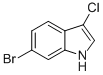 3-Chloro-6-bromo indoleStructure,57916-08-2Structure 3-Chloro-6-bromo indole Structure,57916-08-2Structure
