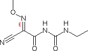 霜脲氰結構式_57966-95-7結構式