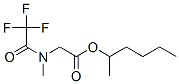 N-methyl-n-(trifluoroacetyl)glycine 1-methylpentyl esterStructure,57983-78-5Structure N-methyl-n-(trifluoroacetyl)glycine 1-methylpentyl ester Structure,57983-78-5Structure