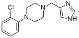 1-(2-Chlorophenyl)4(imidazol-4-ylmethyl)piperazineStructure,58013-29-9Structure 1-(2-Chlorophenyl)4(imidazol-4-ylmethyl)piperazine Structure,58013-29-9Structure