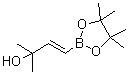 (E)-2-甲基-4-(4,4,5,5-四甲基-1,3,2-二噁硼烷-2-基)3-丁烯-2-醇結(jié)構(gòu)式_581802-26-8結(jié)構(gòu)式