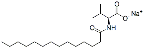 Sodium N-tetradecanoyl-L-valinate Structure,58185-39-0Structure
