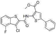 (9ci)-2-[[(3-氯-4-氟苯并[b]噻吩-2-基)羰基]氨基]-5-苯基-3-噻吩羧酸甲酯結(jié)構(gòu)式_588674-10-6結(jié)構(gòu)式