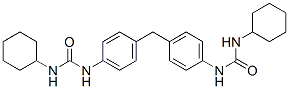 N,N-(亞甲基二-4,1-亞苯基)雙[n-環(huán)己基-脲結(jié)構式_58890-25-8結(jié)構式