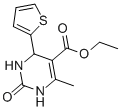 6-Methyl-2-oxo-4-thiophen-2-yl-1,2,3,4-tetrahydro-pyrimidine-5-carboxylicacidethylesterStructure,5948-72-1Structure 6-Methyl-2-oxo-4-thiophen-2-yl-1,2,3,4-tetrahydro-pyrimidine-5-carboxylicacidethylester Structure,5948-72-1Structure