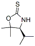 (4S)-(9CI)-5,5-二甲基-4-(1-甲基乙基)-2-噁唑啉硫酮結(jié)構(gòu)式_597558-53-7結(jié)構(gòu)式