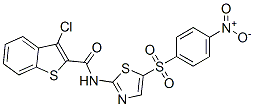 (9ci)-3-氯-n-[5-[(4-硝基苯基)磺酰基]-2-噻唑]-苯并[b]噻吩-2-羧酰胺結(jié)構(gòu)式_600122-26-7結(jié)構(gòu)式