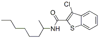 (9ci)-3-氯-n-(1-甲基庚基)-苯并[b]噻吩-2-羧酰胺結(jié)構(gòu)式_600122-33-6結(jié)構(gòu)式