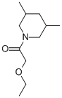 Piperidine,1-(ethoxyacetyl)-3,5-dimethyl-Structure,600139-93-3Structure Piperidine,1-(ethoxyacetyl)-3,5-dimethyl- Structure,600139-93-3Structure
