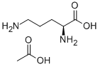 L-鳥(niǎo)氨酸醋酸鹽結(jié)構(gòu)式_60259-81-6結(jié)構(gòu)式