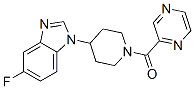 Piperidine, 4-(5-fluoro-1h-benzimidazol-1-yl)-1-(pyrazinylcarbonyl)-(9ci)Structure,604742-09-8Structure Piperidine, 4-(5-fluoro-1h-benzimidazol-1-yl)-1-(pyrazinylcarbonyl)-(9ci) Structure,604742-09-8Structure
