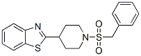 (9ci)-2-[1-[(苯基甲基)磺?；鵠-4-哌啶基]-苯并噻唑結(jié)構(gòu)式_606081-96-3結(jié)構(gòu)式