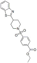 (9ci)-4-[[4-(2-苯并噻唑)-1-哌啶基]磺?；鵠-苯甲酸乙酯結(jié)構(gòu)式_606082-37-5結(jié)構(gòu)式