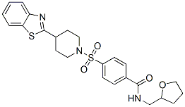 (9ci)-4-[[4-(2-苯并噻唑)-1-哌啶基]磺?；鵠-n-[(四氫-2-呋喃)甲基]-苯甲酰胺結(jié)構(gòu)式_606083-30-1結(jié)構(gòu)式