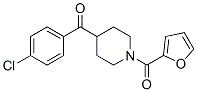Piperidine, 4-(4-chlorobenzoyl)-1-(2-furanylcarbonyl)-(9ci)Structure,606086-11-7Structure Piperidine, 4-(4-chlorobenzoyl)-1-(2-furanylcarbonyl)-(9ci) Structure,606086-11-7Structure