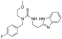 (9CI)-N-[2-(1H-苯并咪唑-2-基)乙基]-N-[(4-氟苯基)甲基]-N-(2-甲氧基乙基)-硫脲結(jié)構(gòu)式_606090-45-3結(jié)構(gòu)式