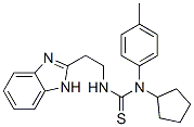 (9CI)-n-[2-(1H-苯并咪唑-2-基)乙基]-n-環(huán)戊基-n-(4-甲基苯基)-硫脲結(jié)構(gòu)式_606090-56-6結(jié)構(gòu)式