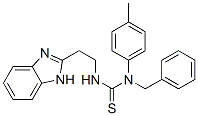 (9CI)-N-[2-(1H-苯并咪唑-2-基)乙基]-N-(4-甲基苯基)-N-(苯基甲基)-硫脲結(jié)構(gòu)式_606090-57-7結(jié)構(gòu)式