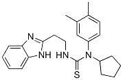 (9CI)-n-[2-(1H-苯并咪唑-2-基)乙基]-n-環(huán)戊基-n-(3,4-二甲基苯基)-硫脲結(jié)構(gòu)式_606090-83-9結(jié)構(gòu)式