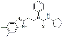 (9ci)-n-環(huán)戊基-n-[2-(5,6-二甲基-1H-苯并咪唑-2-基)乙基]-n-苯基硫脲結(jié)構(gòu)式_606091-41-2結(jié)構(gòu)式