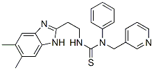 (9ci)-n-[2-(5,6-二甲基-1H-苯并咪唑-2-基)乙基]-n-苯基-n-(3-吡啶甲基)-硫脲結(jié)構(gòu)式_606091-42-3結(jié)構(gòu)式