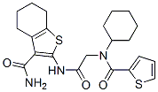 (9ci)-2-[[[環(huán)己基(2-噻吩羰基)氨基]乙?；鵠氨基]-4,5,6,7-四氫-苯并[b]噻吩-3-羧酰胺結(jié)構(gòu)式_606108-92-3結(jié)構(gòu)式