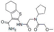 (9ci)-2-[[[環(huán)戊基(甲氧基乙?；?氨基]乙?；鵠氨基]-4,5,6,7-四氫-苯并[b]噻吩-3-羧酰胺結(jié)構(gòu)式_606109-49-3結(jié)構(gòu)式