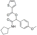 (9ci)-2-(環(huán)戊基氨基)-1-(4-甲氧基苯基)-2-氧代乙基酯2-噻吩羧酸結構式_606114-59-4結構式