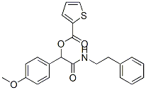 (9ci)-1-(4-甲氧基苯基)-2-氧代-2-[(2-苯基乙基)氨基]乙基酯2-噻吩羧酸結(jié)構(gòu)式_606115-14-4結(jié)構(gòu)式