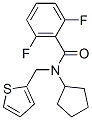 Benzamide, n-cyclopentyl-2,6-difluoro-n-(2-thienylmethyl)-(9ci) Structure,606117-62-8Structure