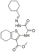 (9ci)-2-[[[(環(huán)己基亞甲基)肼基]氧代乙?；鵠氨基]-4,5,6,7-四氫-苯并[b]噻吩-3-羧酸甲酯結(jié)構(gòu)式_606484-66-6結(jié)構(gòu)式