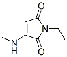 1H-pyrrole-2,5-dione, 1-ethyl-3-(methylamino)-(9ci)Structure,607692-32-0Structure 1H-pyrrole-2,5-dione, 1-ethyl-3-(methylamino)-(9ci) Structure,607692-32-0Structure