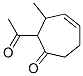 4-Cyclohepten-1-one, 2-acetyl-3-methyl-(9ci)Structure,607729-96-4Structure 4-Cyclohepten-1-one, 2-acetyl-3-methyl-(9ci) Structure,607729-96-4Structure