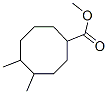 4,5-Dimethylcyclooctanecarboxylic acid methyl esterStructure,61141-73-9Structure 4,5-Dimethylcyclooctanecarboxylic acid methyl ester Structure,61141-73-9Structure