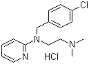 鹽酸氯吡胺結(jié)構(gòu)式_6170-42-9結(jié)構(gòu)式