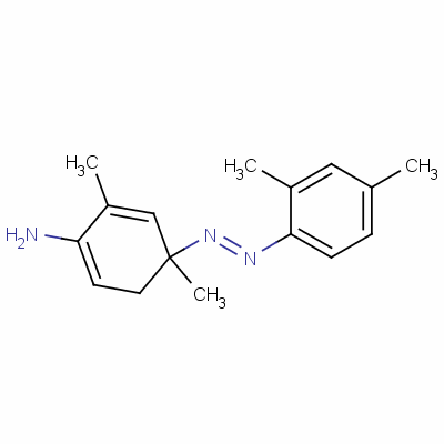 4-(二甲苯偶氮)二甲苯胺結(jié)構(gòu)式_62072-89-3結(jié)構(gòu)式