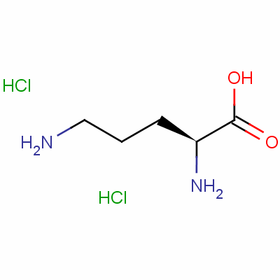 L-鳥氨酸雙鹽酸鹽結(jié)構(gòu)式_6211-16-1結(jié)構(gòu)式