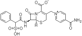 頭孢磺啶結(jié)構式_62587-73-9結(jié)構式