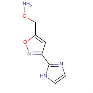 Isoxazole, 5-[(aminooxy)methyl]-3-(1h-imidazol-2-yl)- Structure,628698-78-2Structure