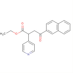 4-Naphthalen-2-yl-4-oxo-3-pyridin-4-yl-butyric acid ethyl esterStructure,629623-76-3Structure 4-Naphthalen-2-yl-4-oxo-3-pyridin-4-yl-butyric acid ethyl ester Structure,629623-76-3Structure